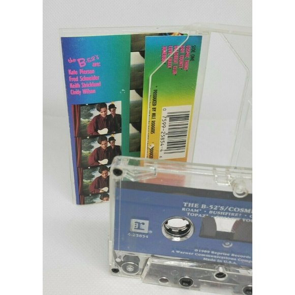 Cosmic Thing The B-52s Nile Rodgers Cassette Tape Like New 075992585446 - Picture 7 of 7